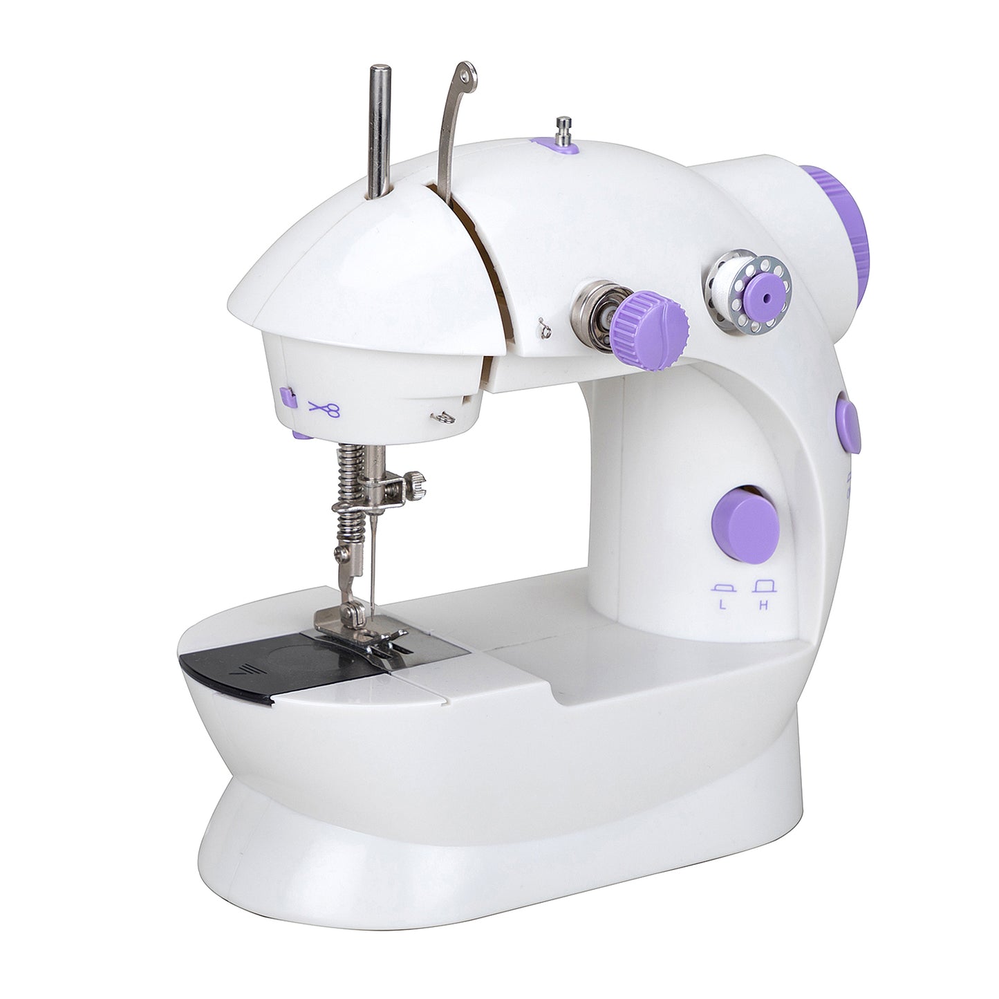 Mini Machine à Coudre Électrique 202A – Double Fil, 2 Vitesses, Pédale et Fonction Couture Simple