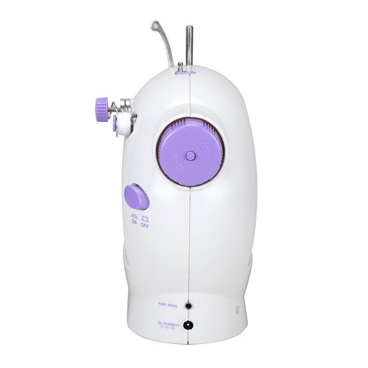 Mini Machine à Coudre Électrique 202A – Double Fil, 2 Vitesses, Pédale et Fonction Couture Simple