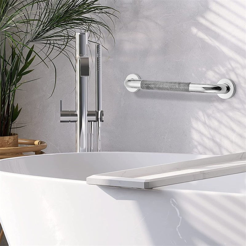 Barre d’Appui Antidérapante en Acier Inox – Poignée de Sécurité Murale pour Douche, Baignoire ou Toilettes (40 cm) - Nation Army