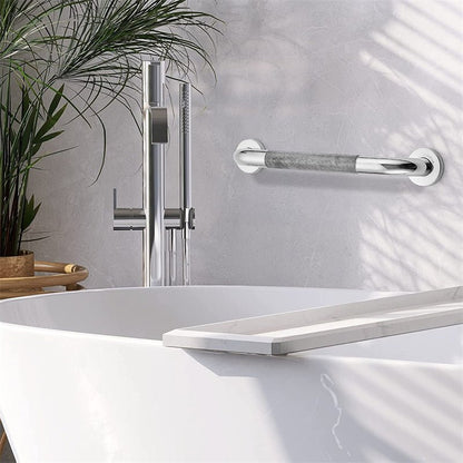 Barre d’Appui Antidérapante en Acier Inox – Poignée de Sécurité Murale pour Douche, Baignoire ou Toilettes (40 cm) - Nation Army