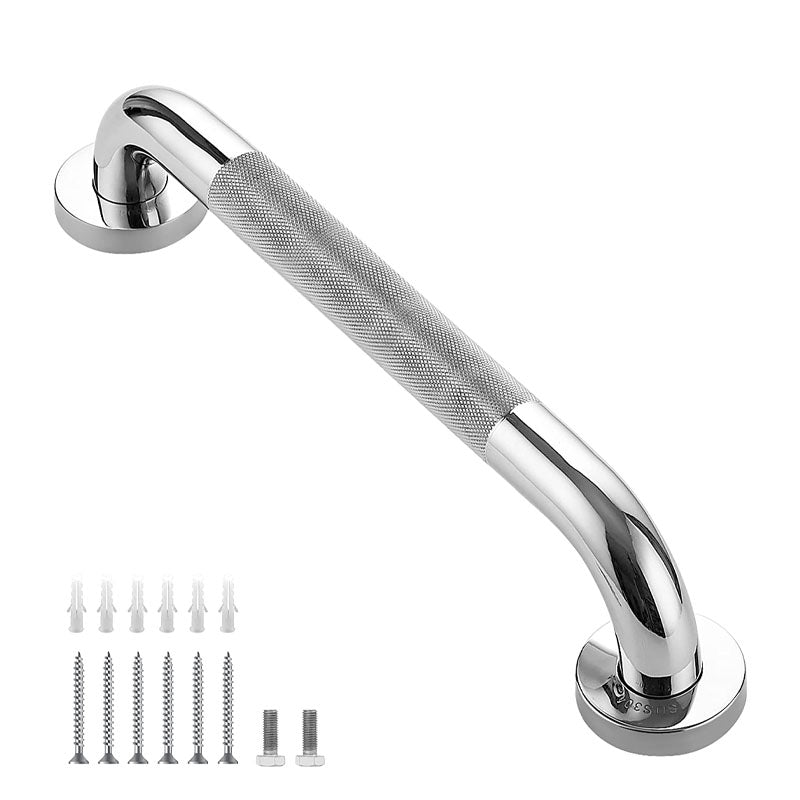 Barre d’Appui Antidérapante en Acier Inox – Poignée de Sécurité Murale pour Douche, Baignoire ou Toilettes (40 cm) - Nation Army