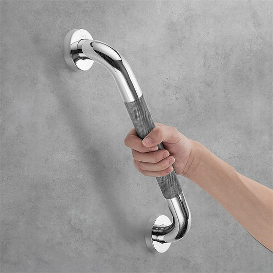Barre d’Appui Antidérapante en Acier Inox – Poignée de Sécurité Murale pour Douche, Baignoire ou Toilettes (40 cm) - Nation Army