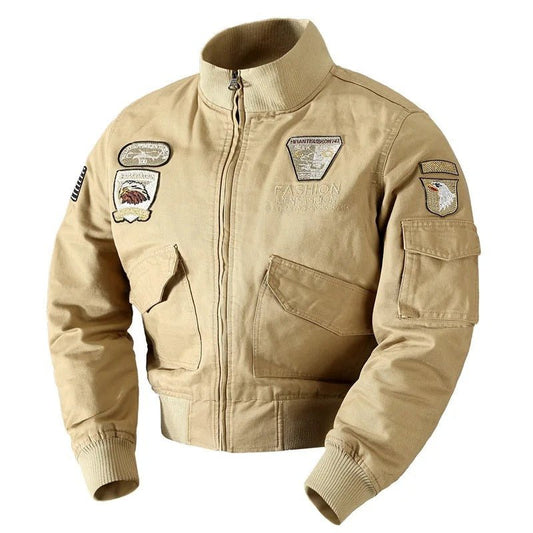 Bomber Militaire Beige – Élégance et esprit d'aventure - Nation Army