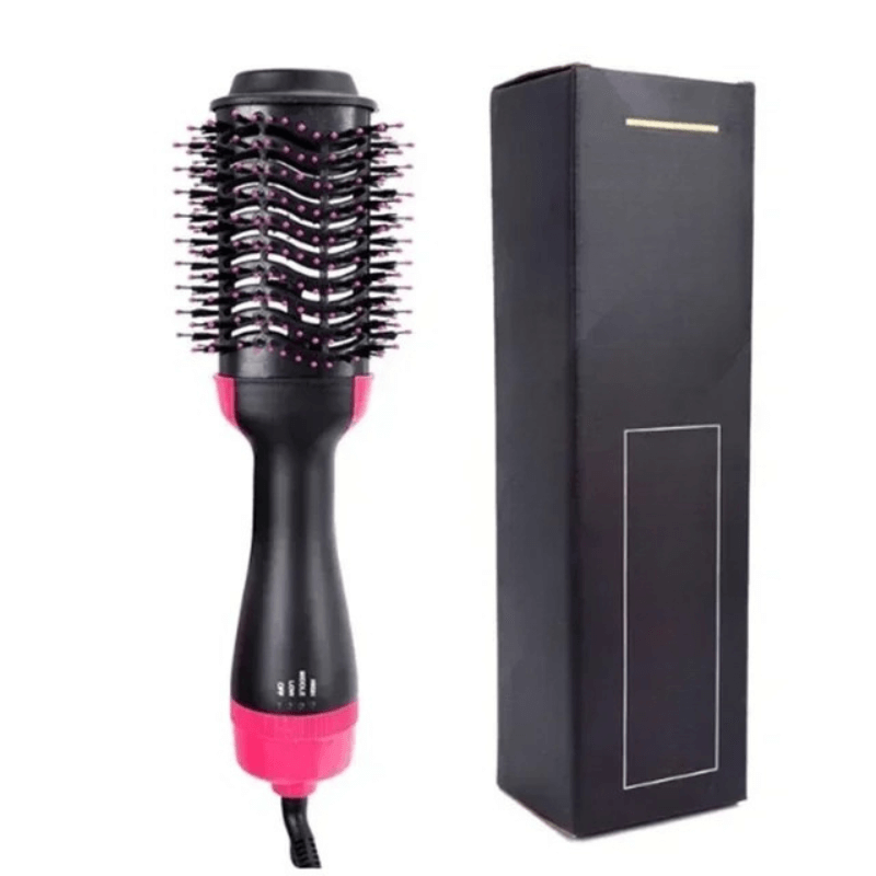 Brosse à Cheveux 4 en 1 – Lissante, Boucleur, Peigne Chauffant Volumisant & Sèche - Cheveux Ionique - Nation Army