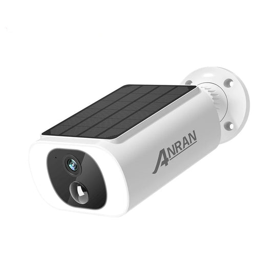Caméra de Sécurité Extérieure Solaire ANRAN 2K – Sans Fil WiFi 2.4G, 3MP, Vision Nocturne, Batterie Rechargeable, Économique - Nation Army