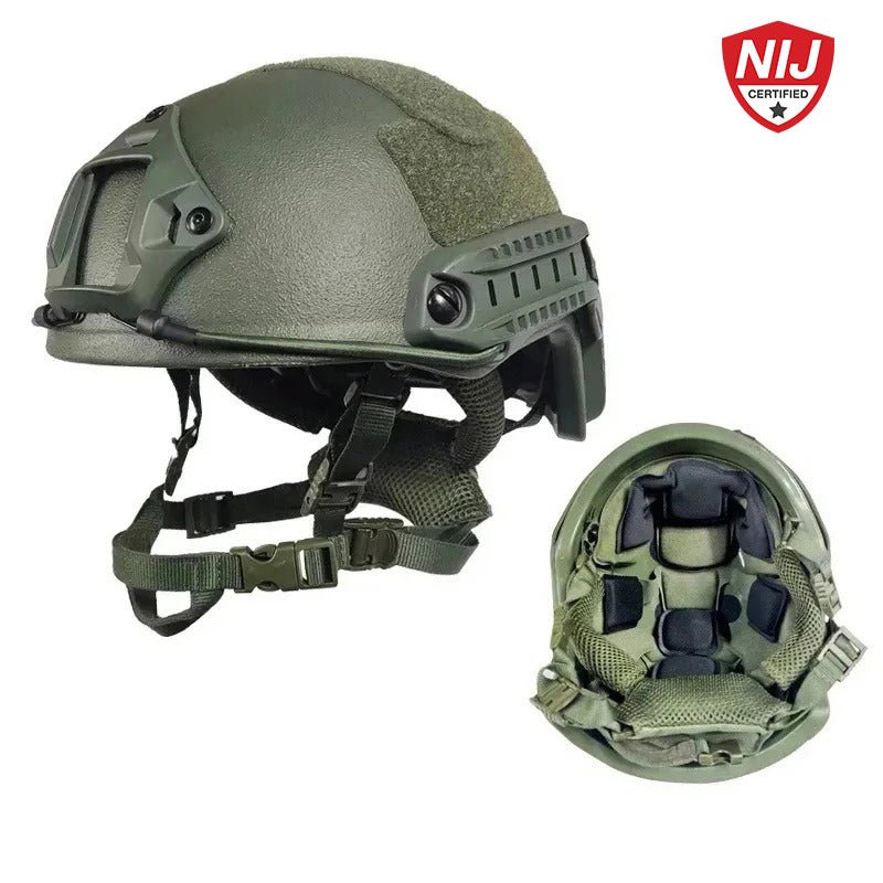 Casque Balistique en Polyéthylène NIJ - 3A Léger et Polyvalent - Nation Army