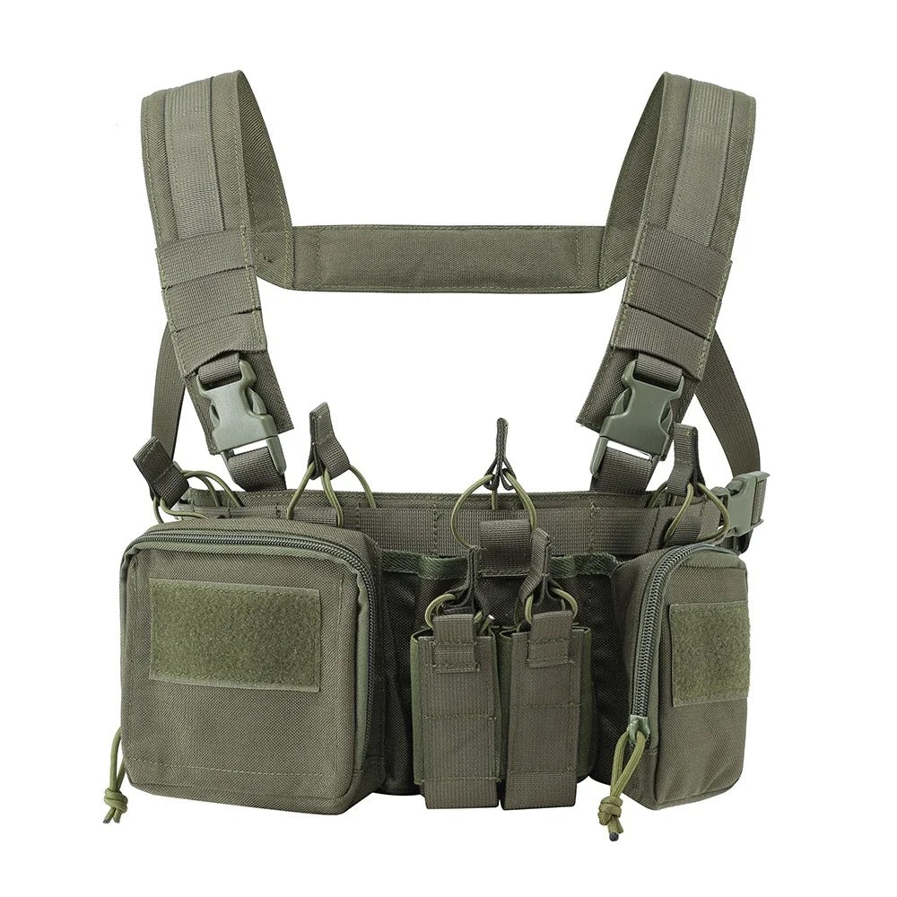 Chest Rig CS Nylon 500D - Gilet Tactique Army - Nation Army