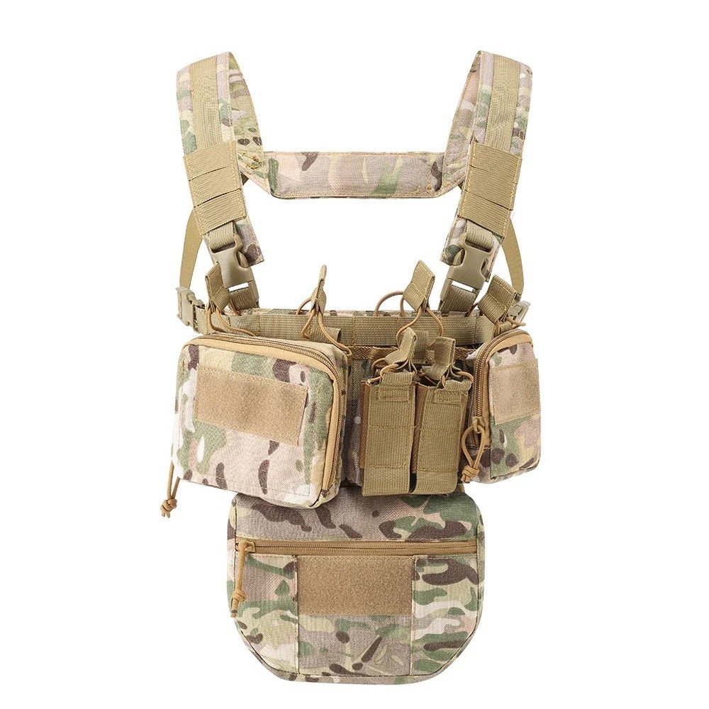 Chest Rig Modulable - Gilet Tactique Camouflage - Nation Army