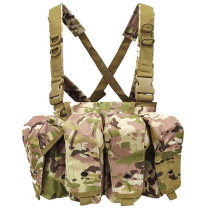 Chest Rig Tactique 600D - Polyvalence et Confort - Nation Army