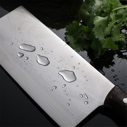 Couteau de cuisine pro japonais en acier inoxydable à motif damas — Manche en bois, lame ultra - tranchante pour coupe et tranchage précis - Nation Army