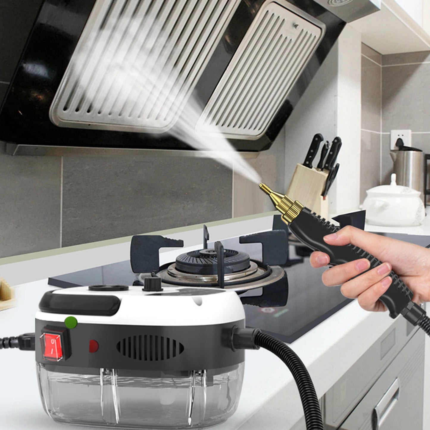 Nettoyeur Vapeur Portable 2500W – Détacheur Haute Pression & Stérilisation à Haute Température pour Maison, Voiture & Cuisine