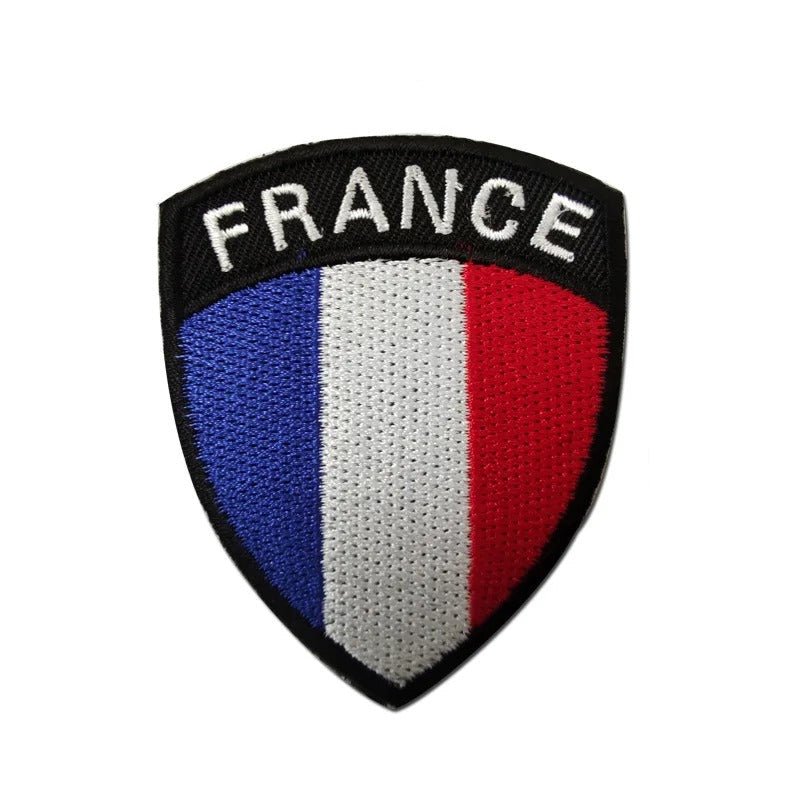 Écusson Patch France - Fixation Facile et Polyvalente - Nation Army