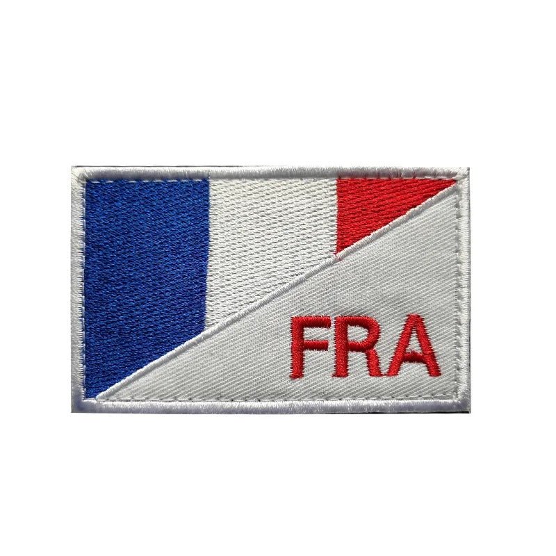 Écusson Patch France - Fixation Facile et Polyvalente - Nation Army