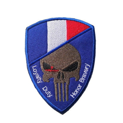 Écusson Patch France - Fixation Facile et Polyvalente - Nation Army