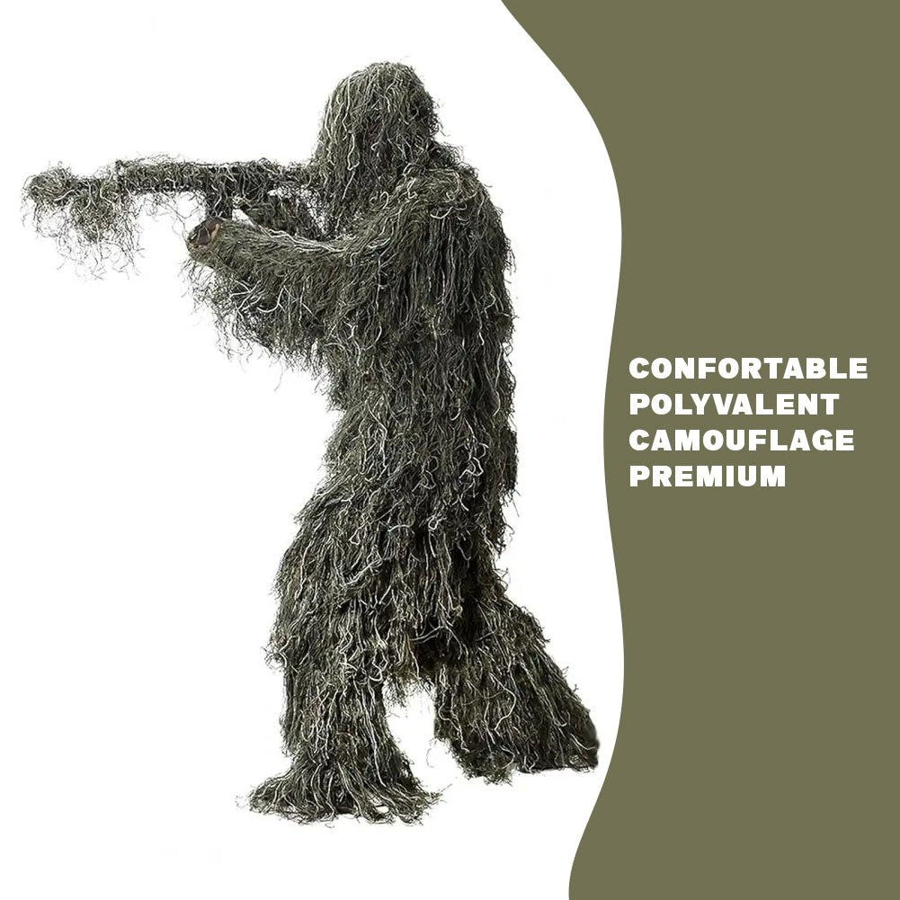 Ghillie Suit 3D Premium - Camouflage Ultime - Nation Army