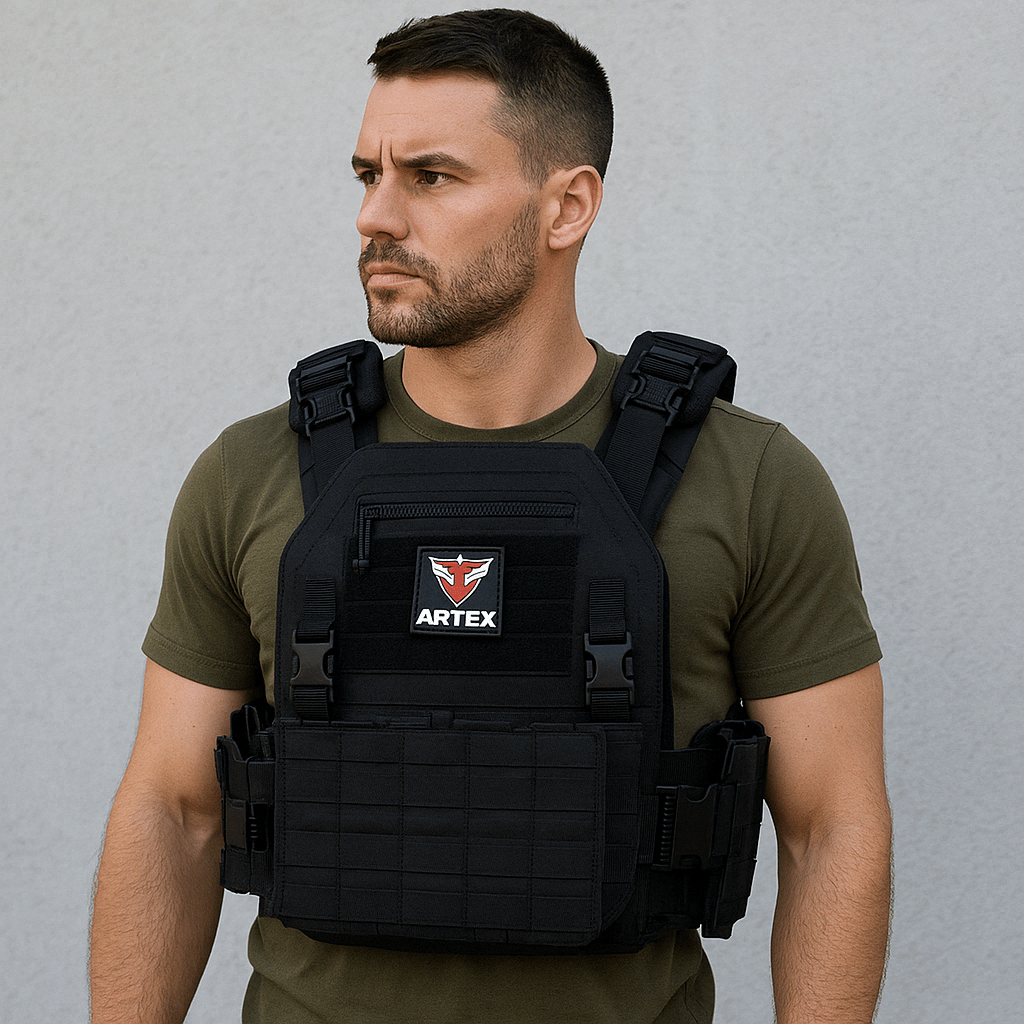 Gilet Tactique 1000D - Ajustable et Ultra - Résistant - Nation Army