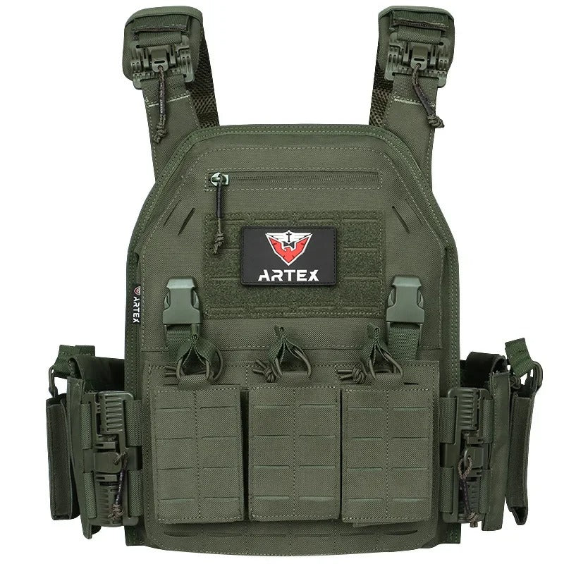 Gilet Tactique 1000D - Ajustable et Ultra - Résistant - Nation Army