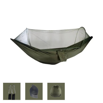 Hamac de Camping avec Moustiquaire – Confort et Protection - Nation Army