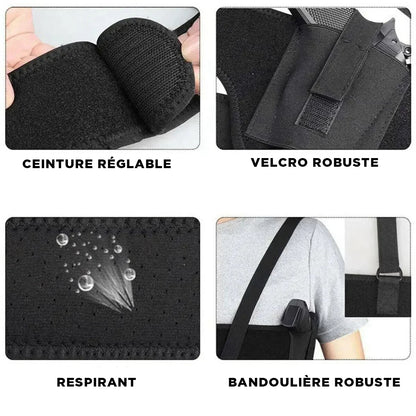 Holster d'Épaule Tactique - Confort et Discrétion - Nation Army