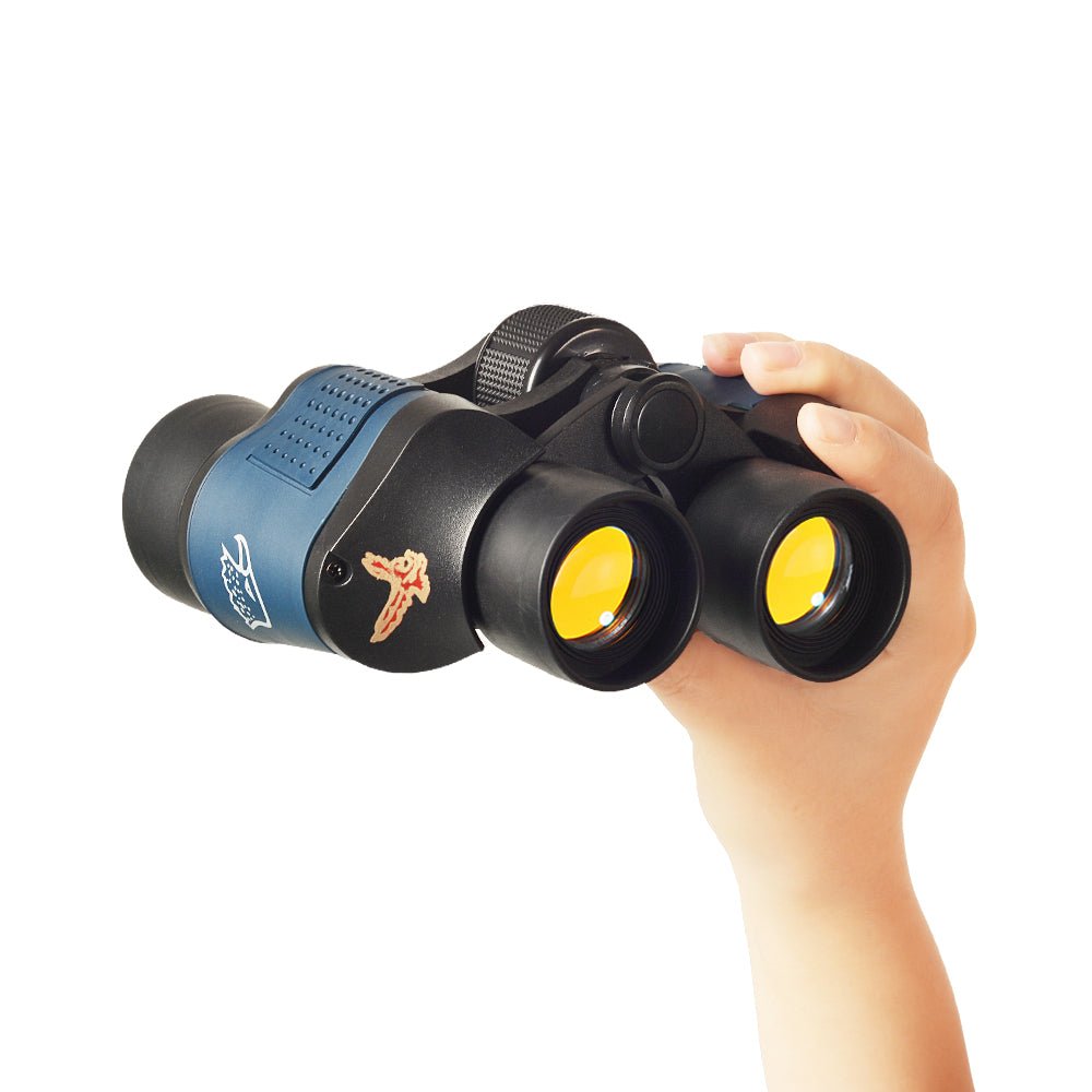 Jumelles 60x60 Puissantes – Vision Nocturne, Portée 3000M, Prisme BAK4, Idéales Chasse & Camping - Nation Army