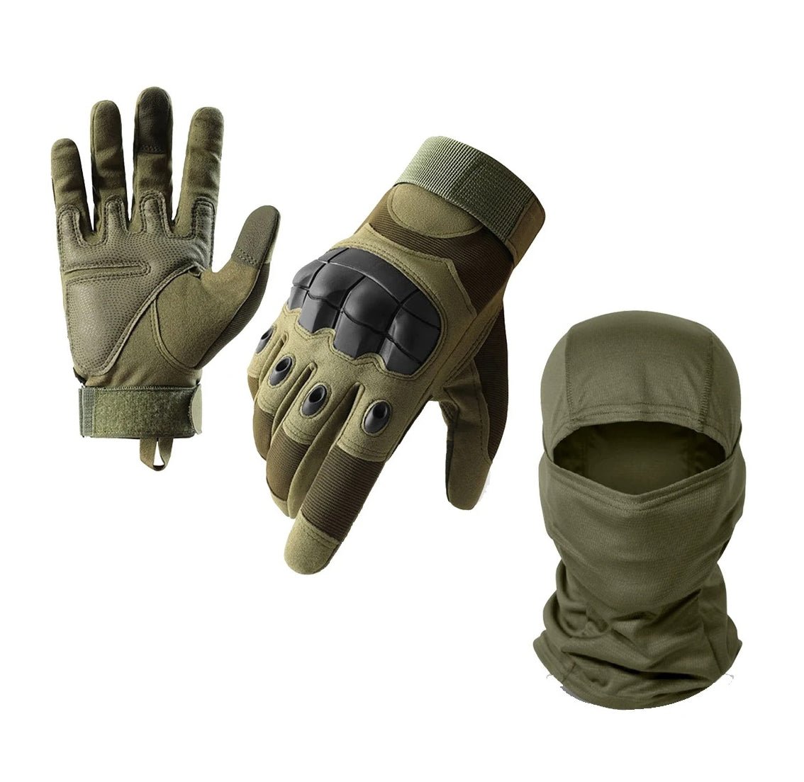 Kit Cagoule Camouflage et Gants Tactiques - Nation Army