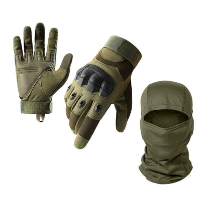 Kit Cagoule Camouflage et Gants Tactiques - Nation Army