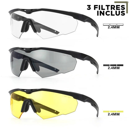 Lunettes de Protection Tactiques - Sécurité et Performance - Nation Army