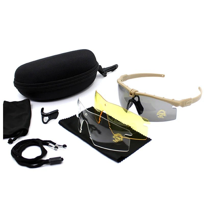 Lunettes Tactiques Militaires UV400 - Protection Maximale - Nation Army