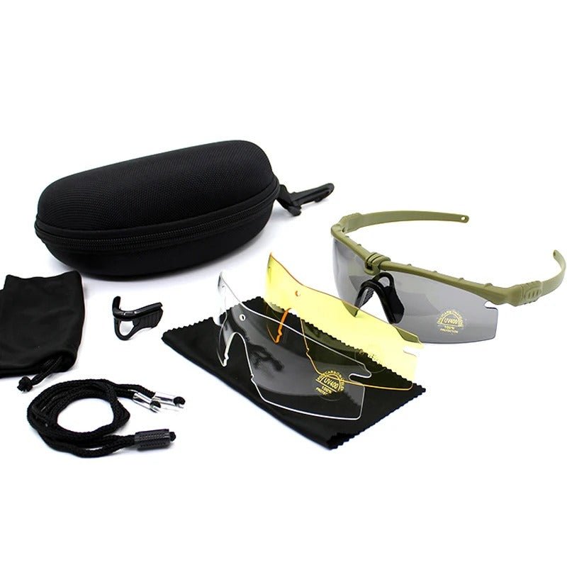 Lunettes Tactiques Militaires UV400 - Protection Maximale - Nation Army