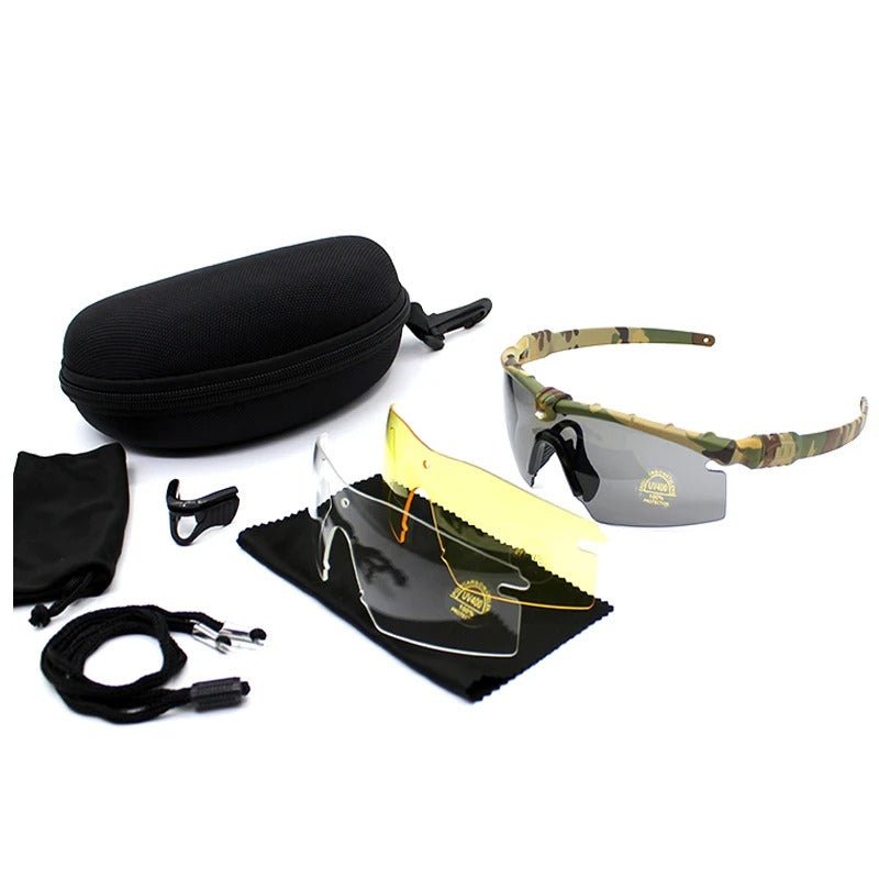 Lunettes Tactiques Militaires UV400 - Protection Maximale - Nation Army