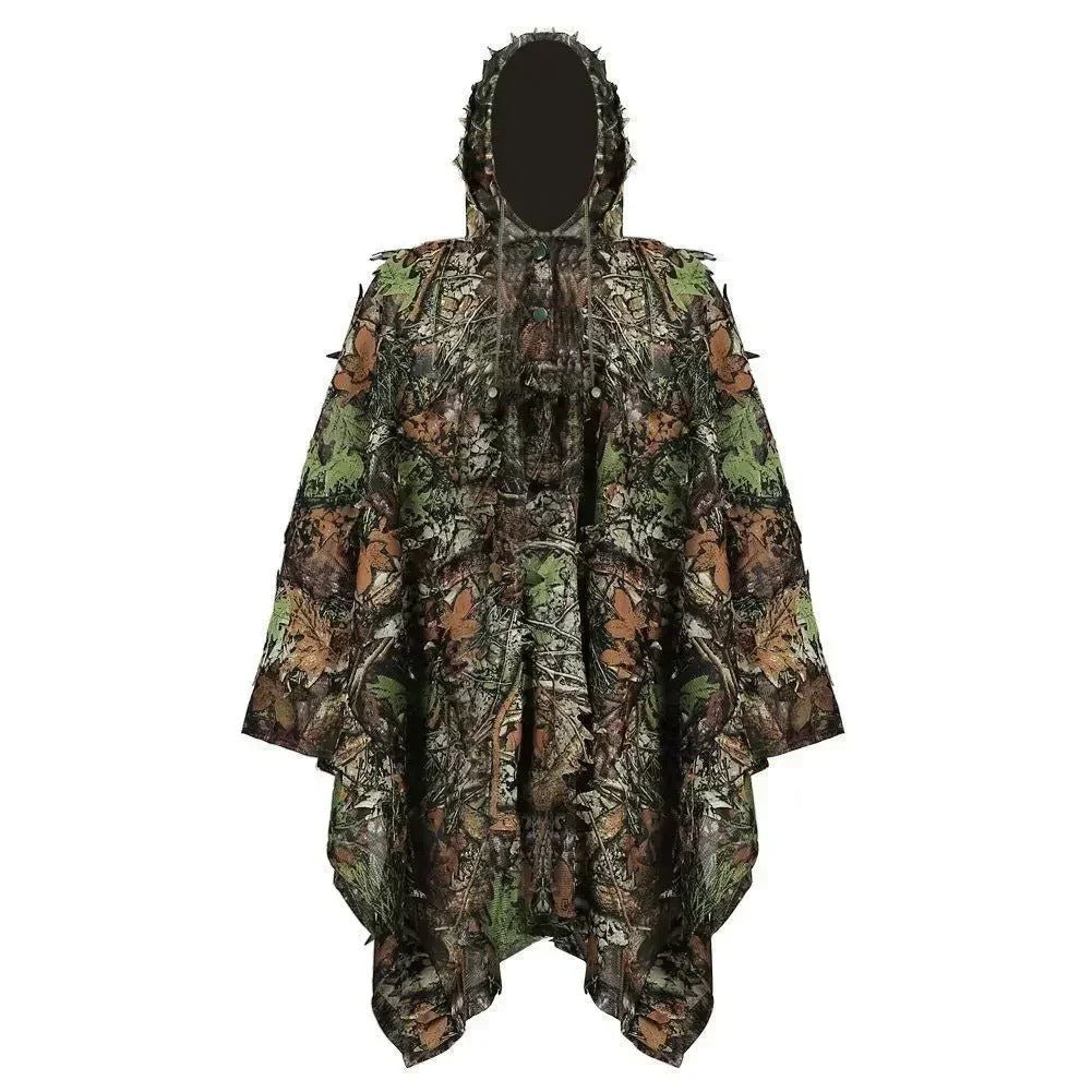 Poncho de Camouflage Feuillage Extrême - Chasse et Tactique - Nation Army