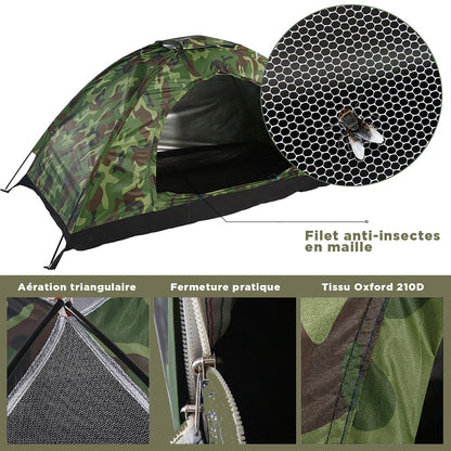 Tente Camouflage - Protection UV & Imperméable - Nation Army