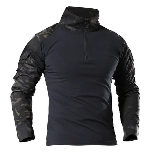 Ubas Militaire Black Tactical - Chemise de Combat Professionnelle - Nation Army