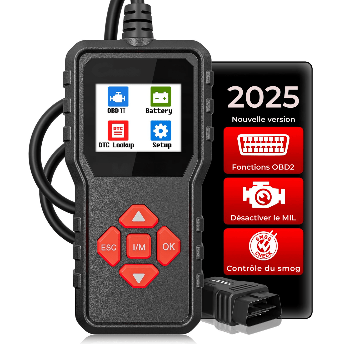 Valise Diagnostic Auto LANCEMENT X431 CR300 – Scanner OBD2, Test Moteur & Batterie, Lecteur de Codes - Nation Army